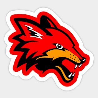 Chicago Red Fox Sticker